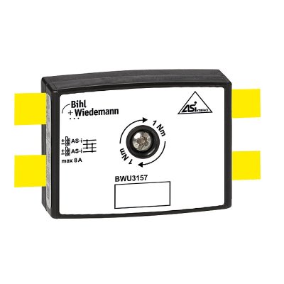 Bihl+Wiedemann BWU3157 Passive Distributor AS-i, profile cable branch, depth 19 mm, IP67