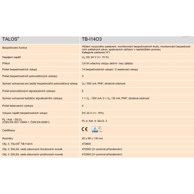 Zander 474600 TALOS TB-I14O3